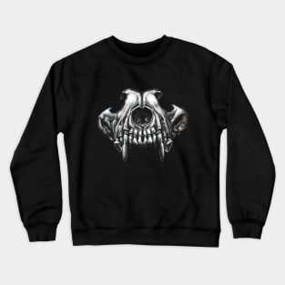 Wolf Skull Crewneck Sweatshirt